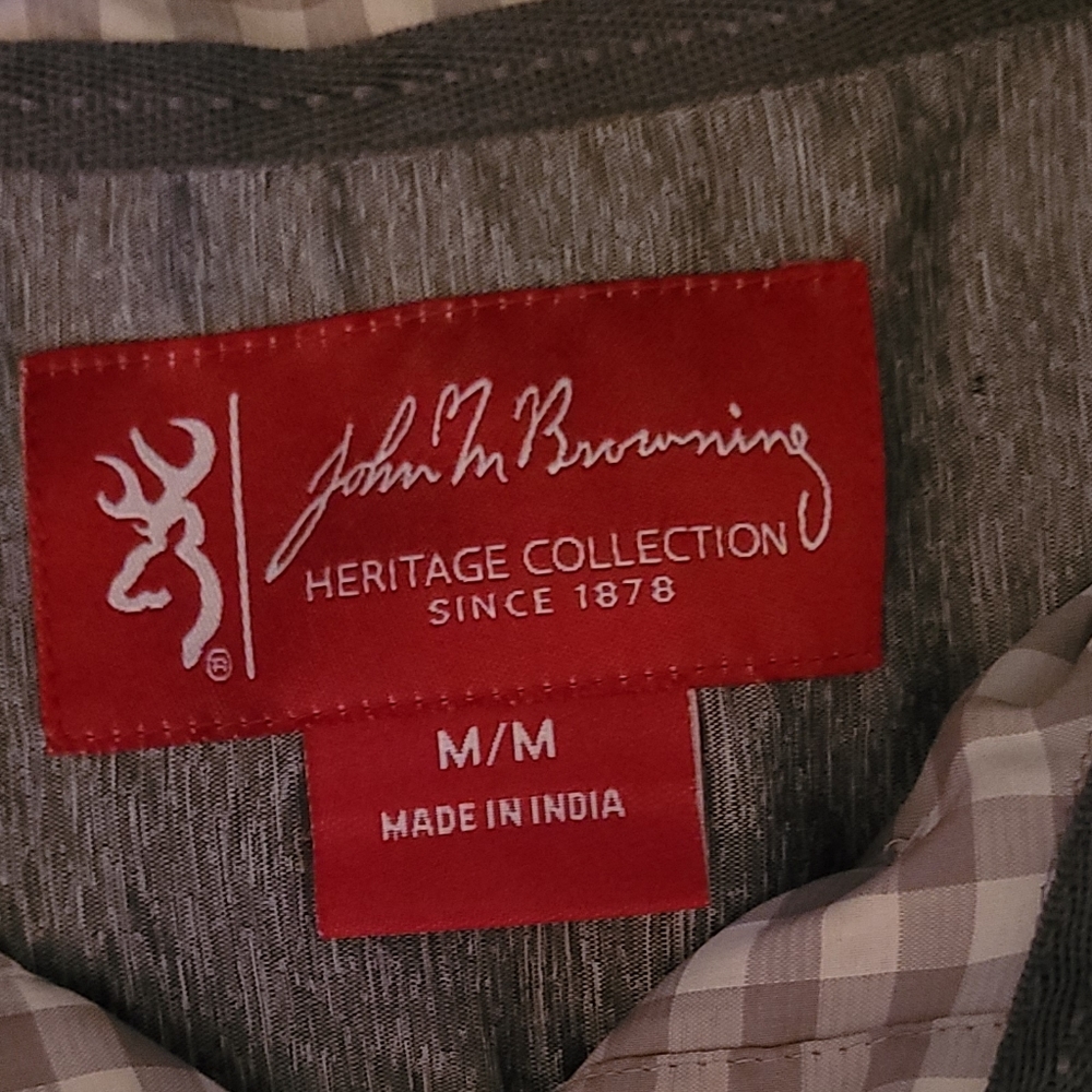 Browning Button Up Med. Beige
